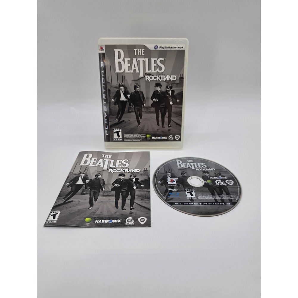 The Beatles Rock Band Sony PlayStation 3 PS3 Game CIB with Manual